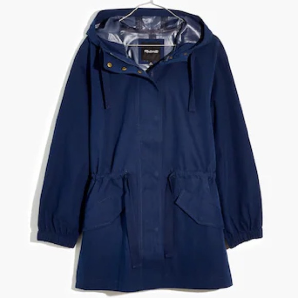 Madewell Jackets & Blazers - Madewell Women's Deep Blue Utility Raincloud Rain Jacket